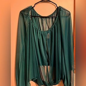 Large sheer Nicole top to add some spice to your next outfit